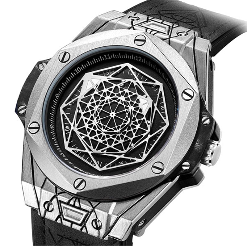 Luxury Top Brand Quartz Watches Leather Strap Military Sports Wristwatch Waterproof Watch